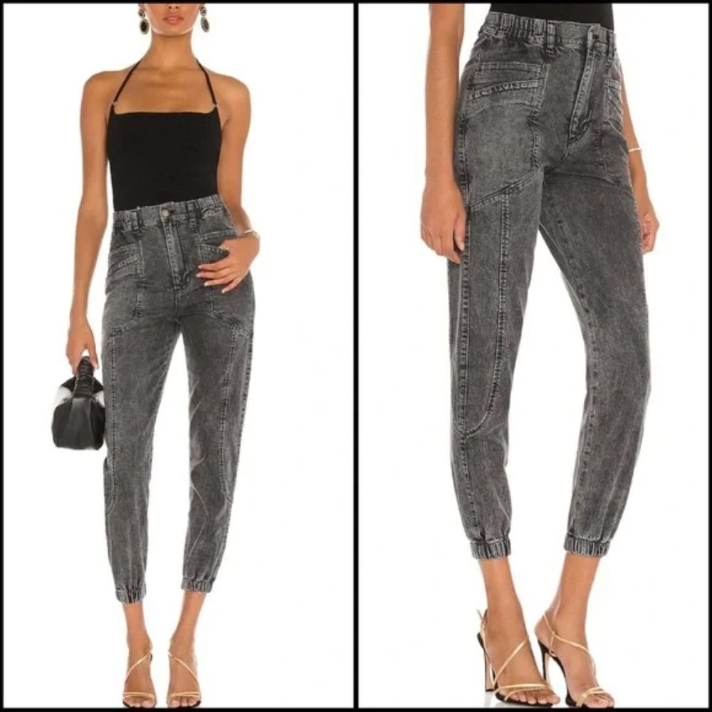 RETROFETE Myla High Rise Jogger Jeans